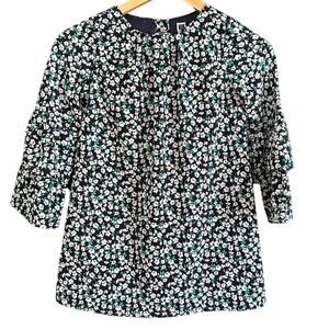 JANIE and JACK | Girls Floral Bell Sleeve Shift Dress | Size 6
